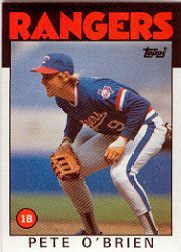 1986 Topps Baseball Cards      328     Pete OBrien